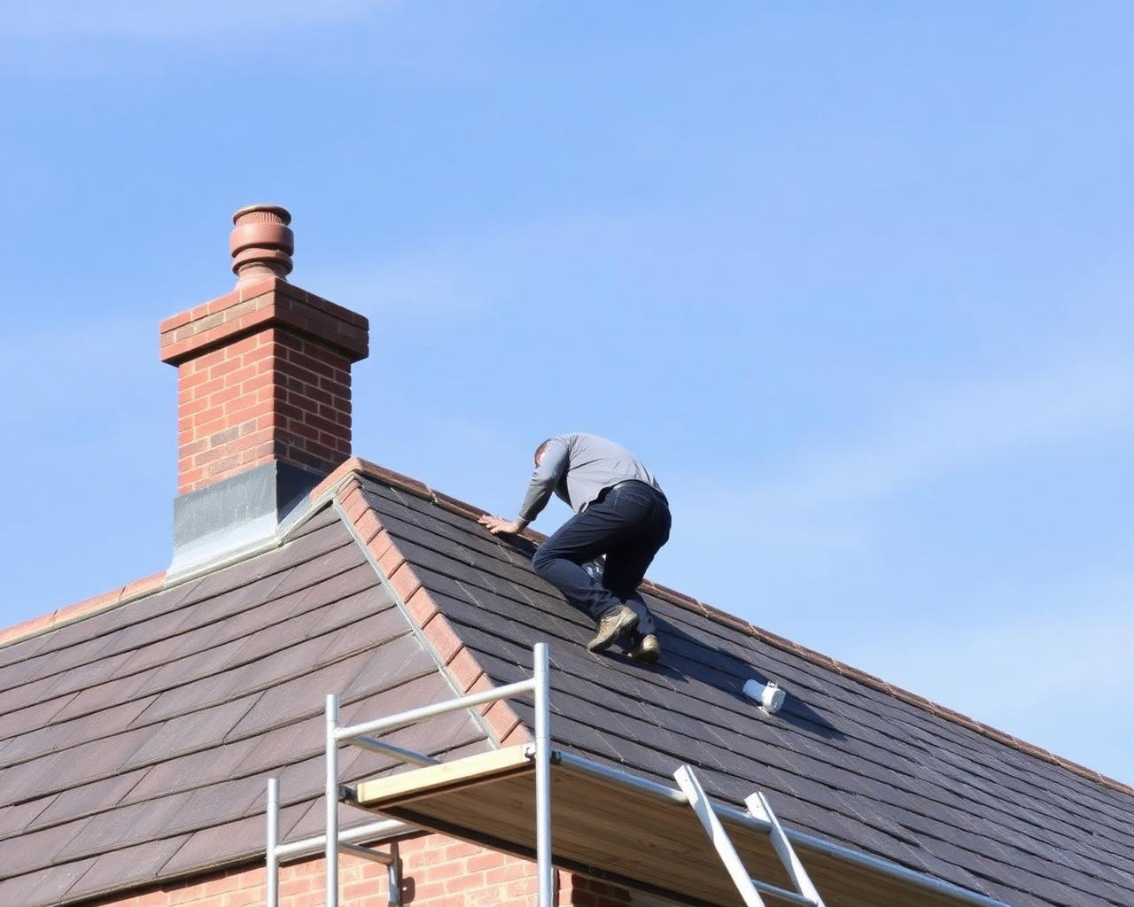 Roofing work